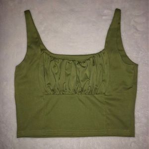 Basic Solid Corset Tank Top